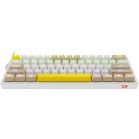 Клавиатура Redragon Fizz (Redragon Melt-Gold, белый/бежевый) фото 2